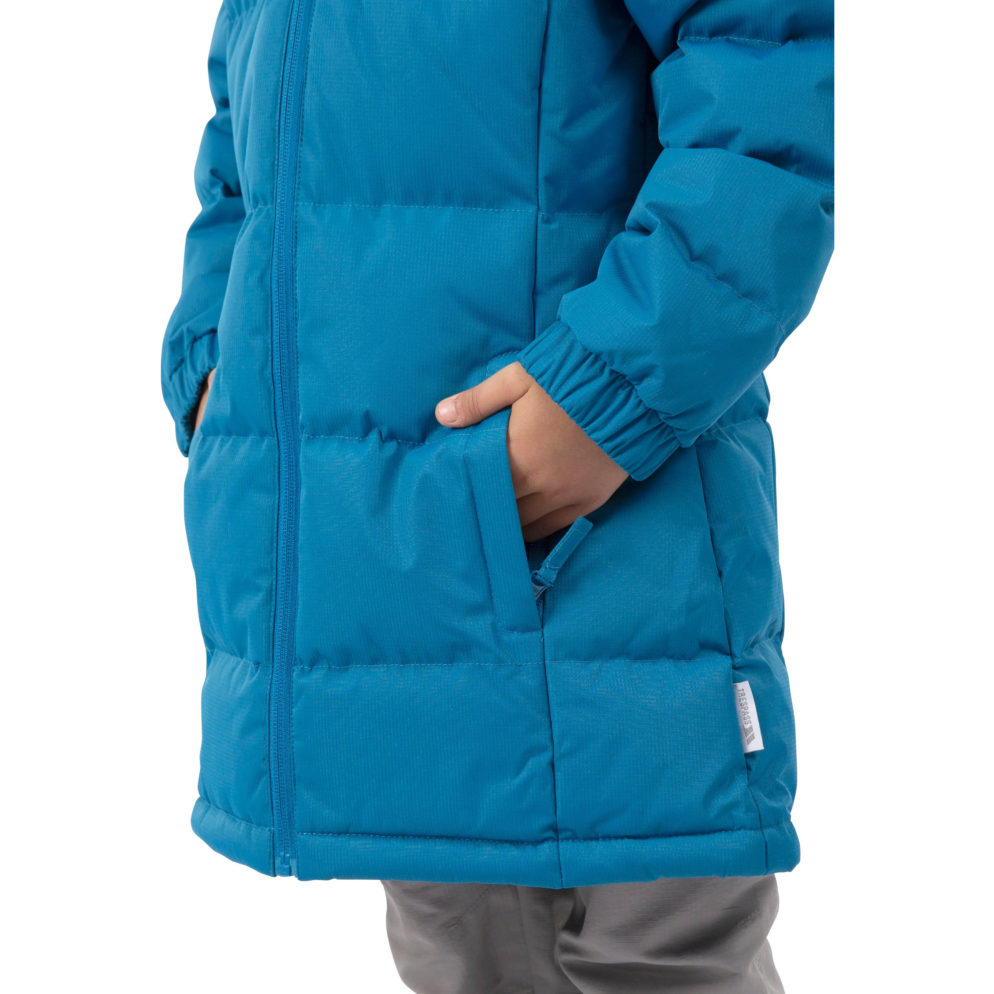 Tiffy Girls Padded Casual Jacket in Rich Teal - Image 7