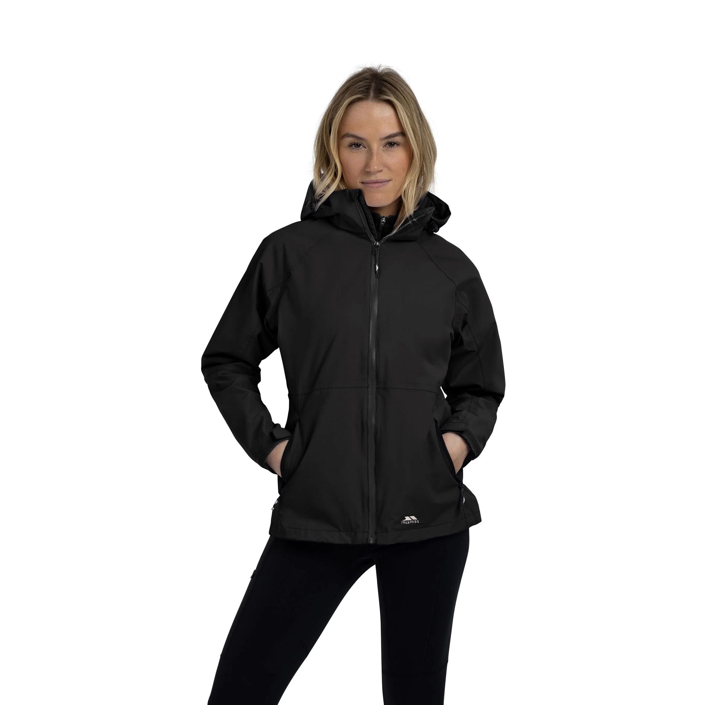 Tilbury Womens Waterproof Lined Jacket in Black