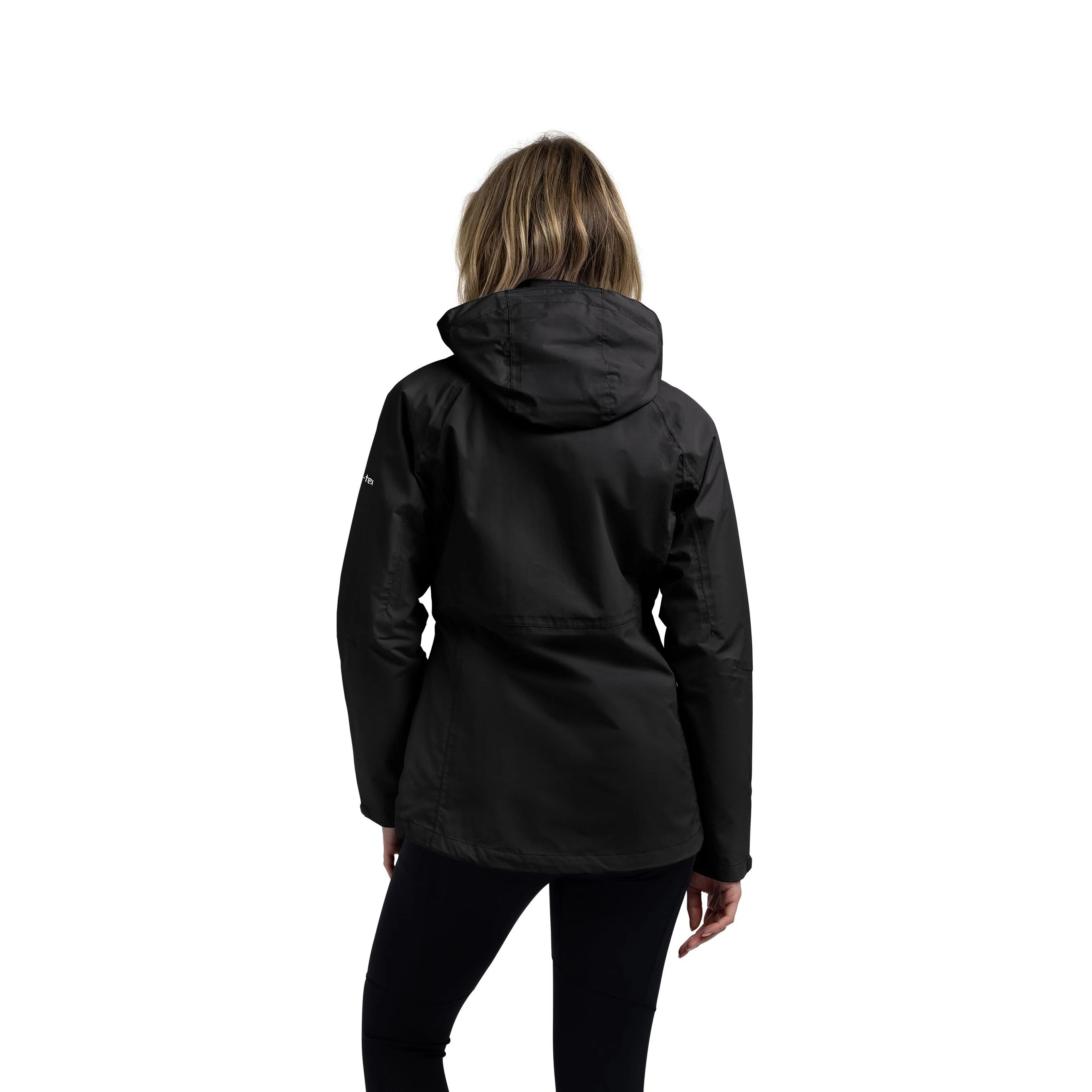 Tilbury Womens Waterproof Lined Jacket in Black - Image 4