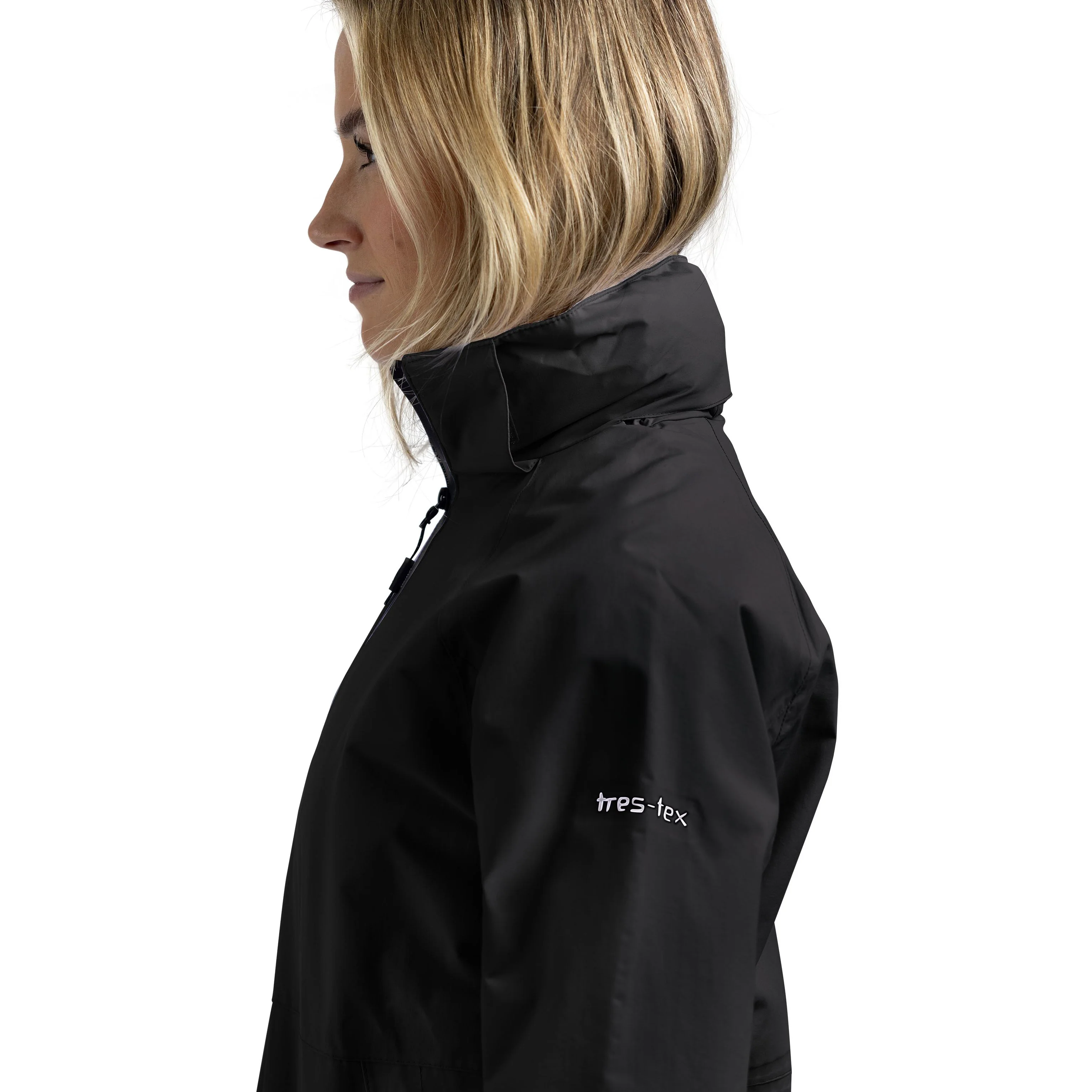 Tilbury Womens Waterproof Lined Jacket in Black - Image 5