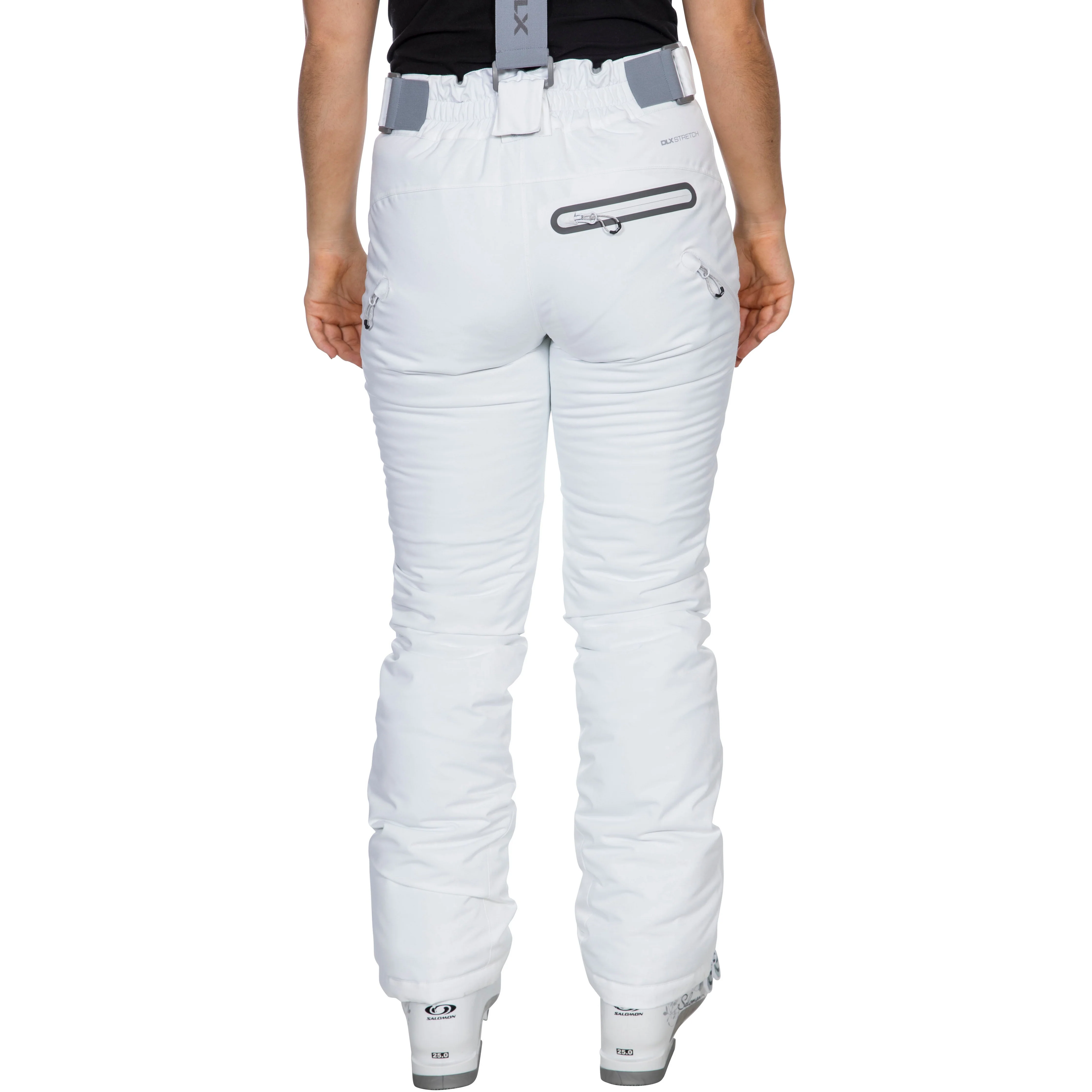Trespass Women's DLX Waterproof Ski Trousers Marisol2 in White - Image 5