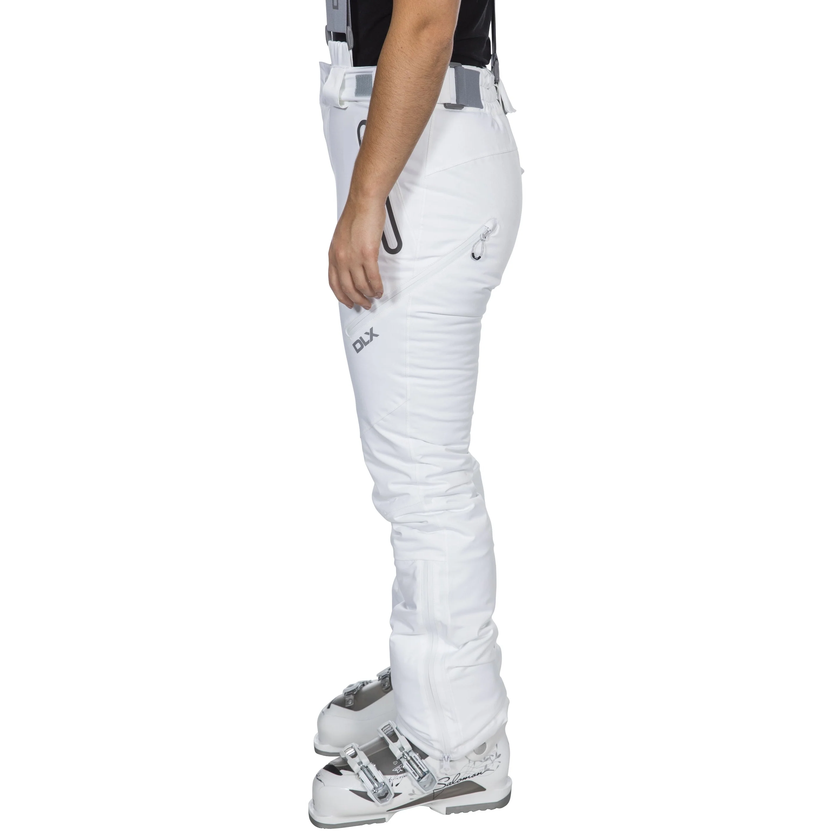 Trespass Women's DLX Waterproof Ski Trousers Marisol2 in White - Image 6