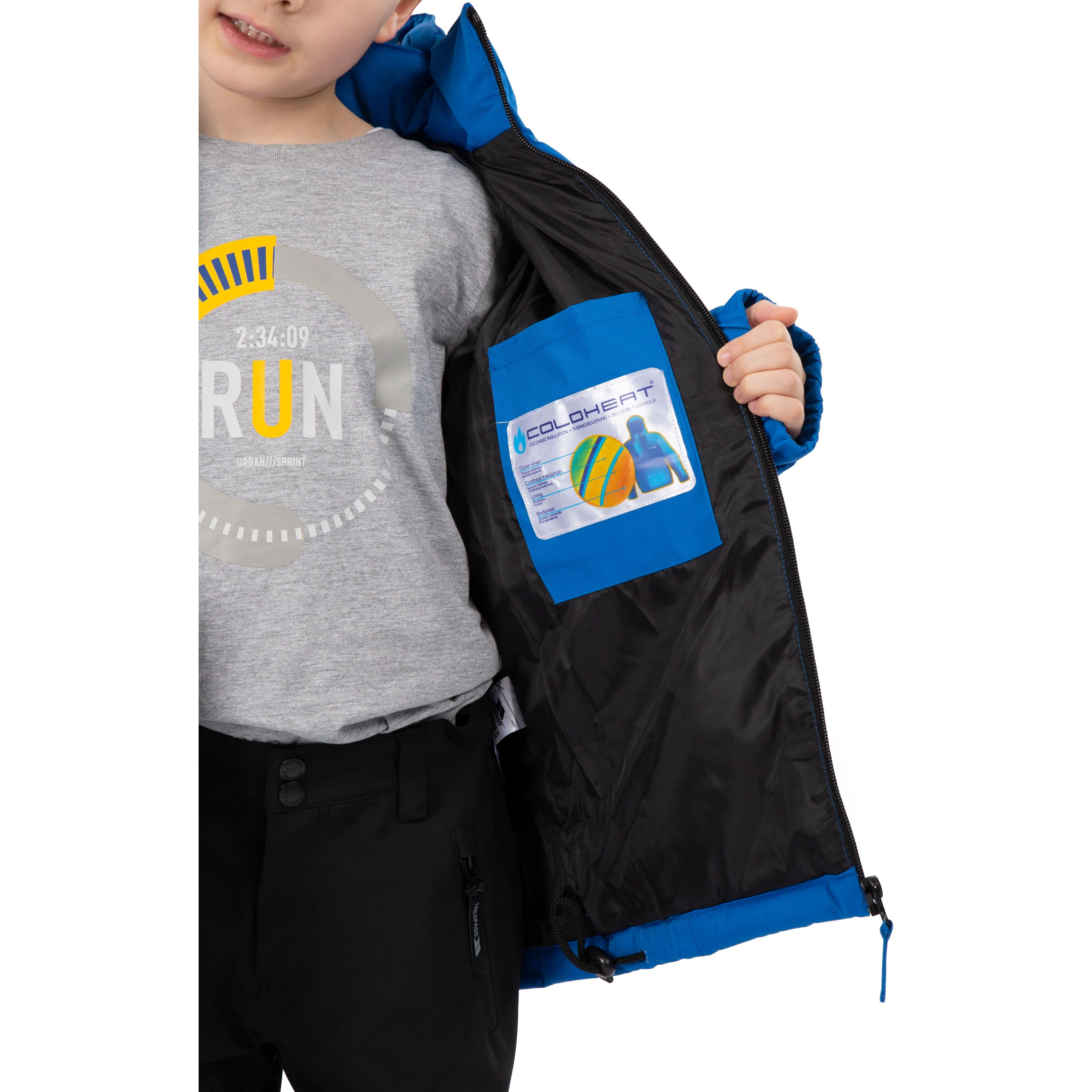 Tuff Boys Padded Casual Jacket in Blue - Image 7
