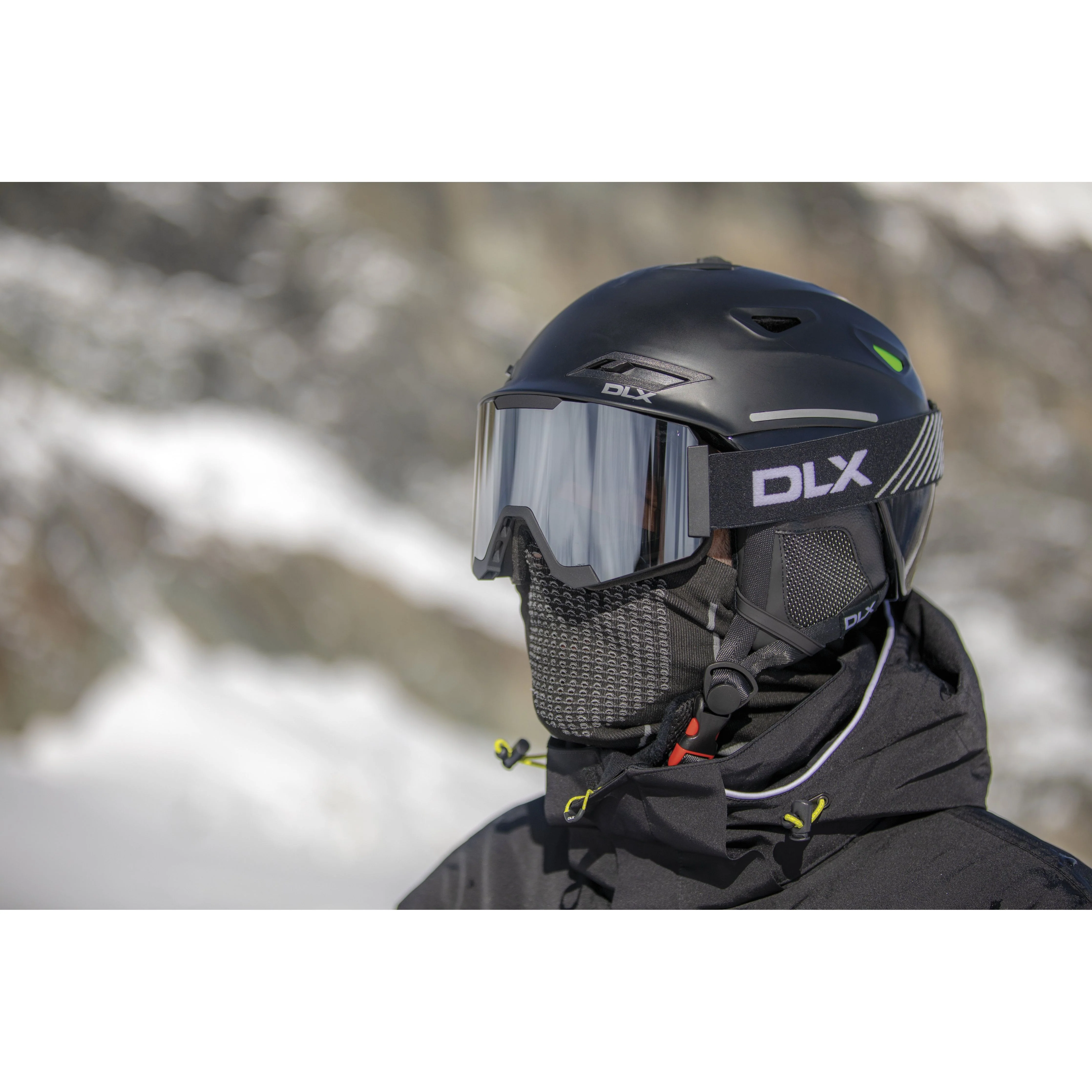 TURPIN DLX Ventilated Neck Warmer in Black - Image 5