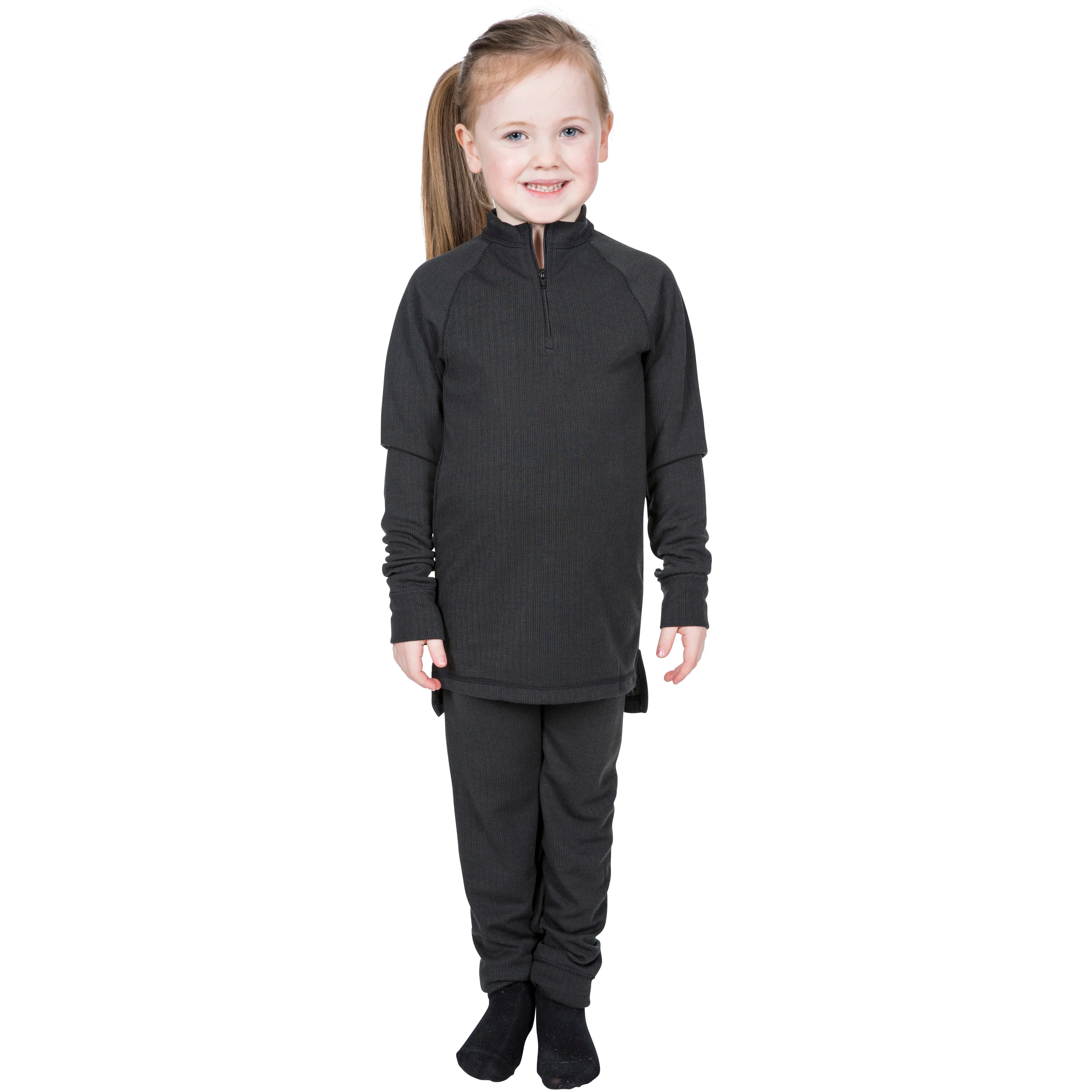Unite360 Kid's Base Layer Set in Black - Image 3
