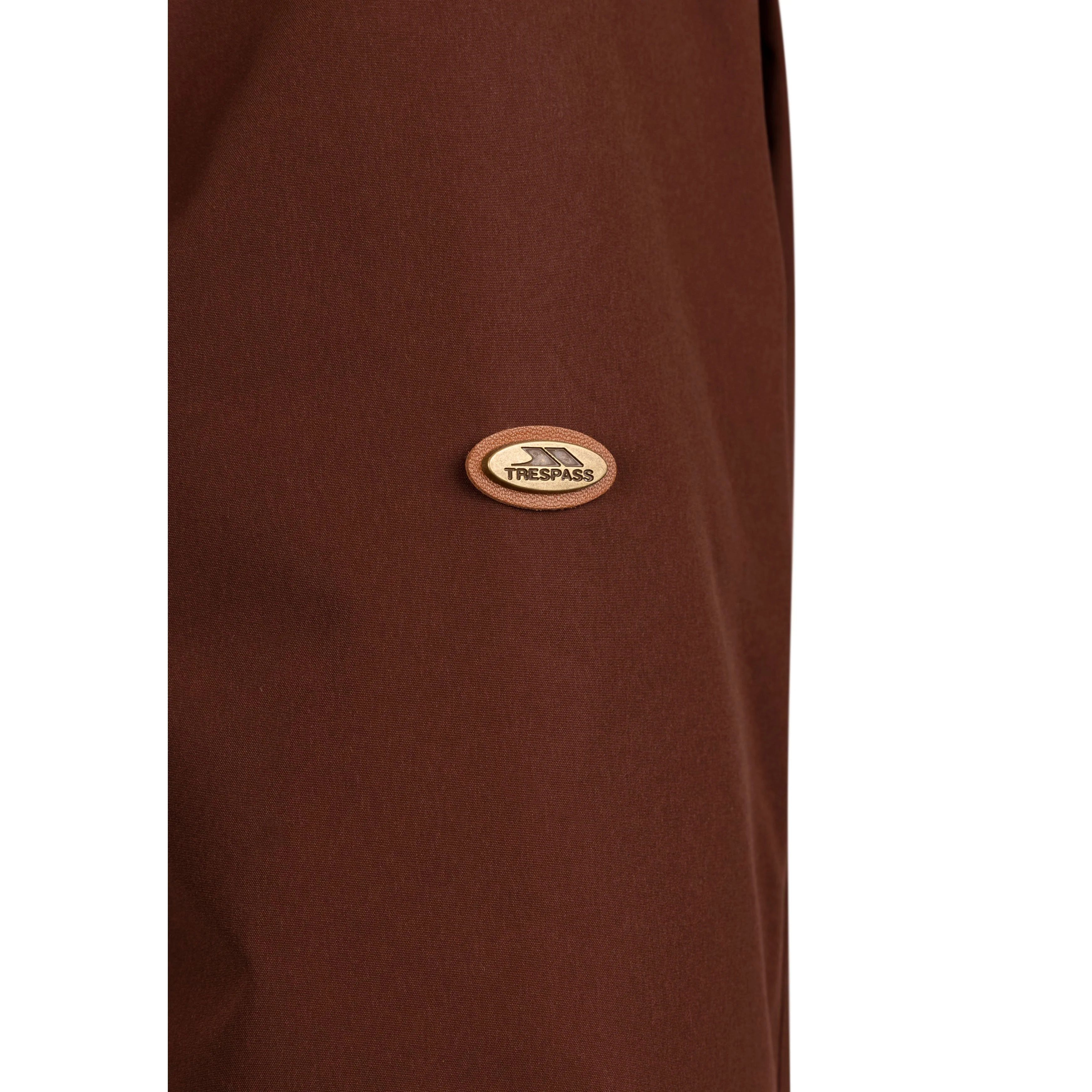 Vailsom Womens Longer Length Padded Fleece Lined Waterproof Jacket in Chestnut - Image 11