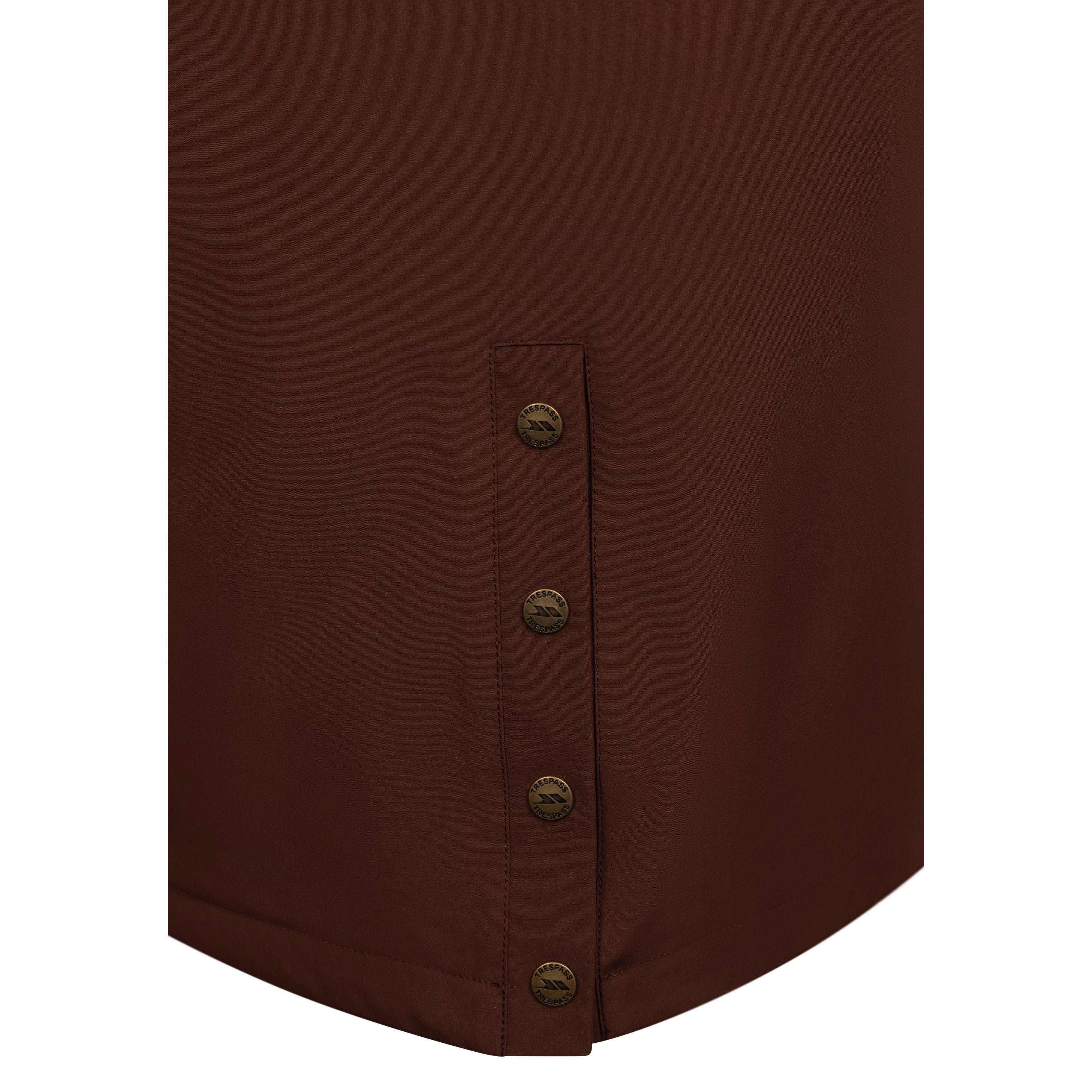 Vailsom Womens Longer Length Padded Fleece Lined Waterproof Jacket in Chestnut - Image 14