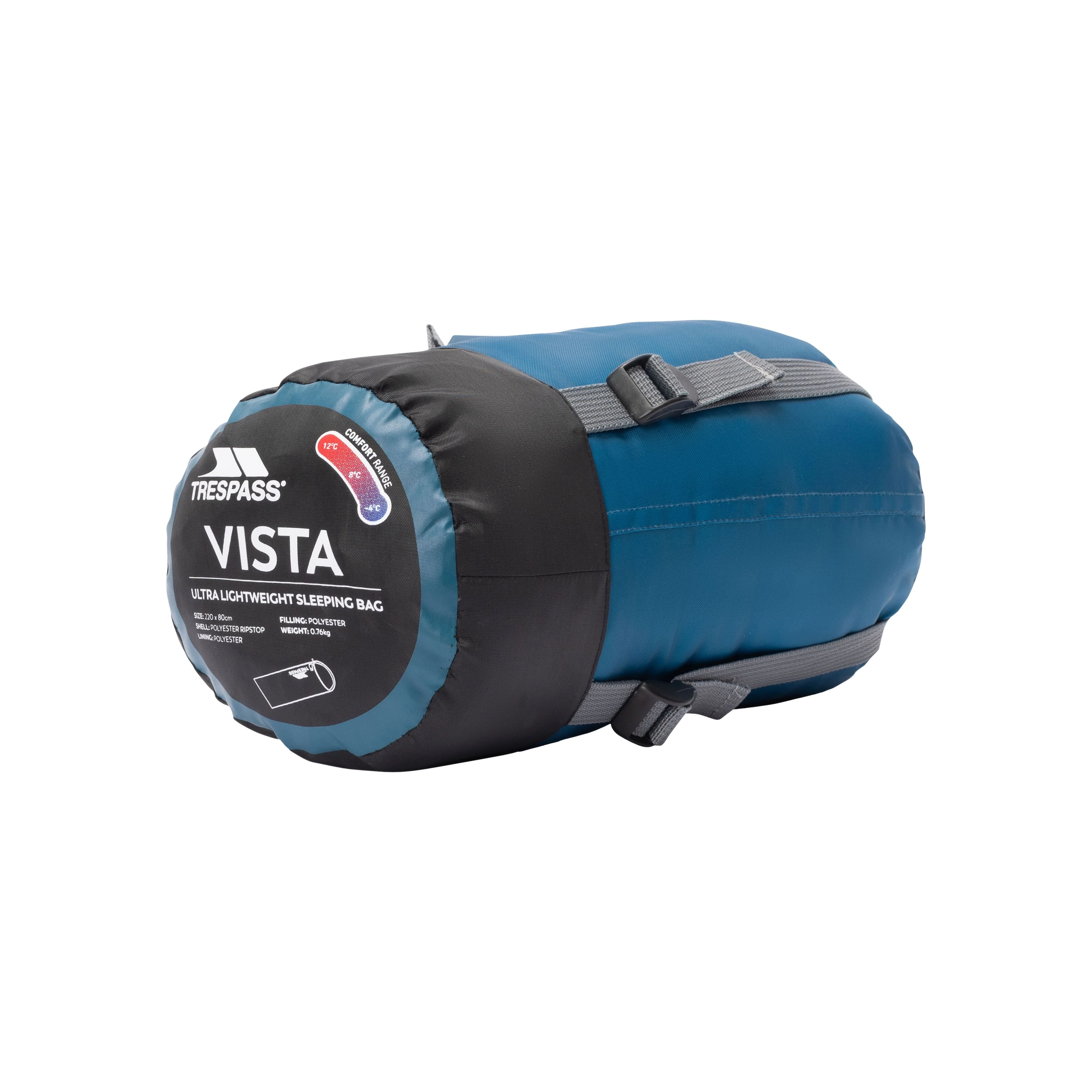 Vista Lightweight Sleeping Bag in Rich Teal - Image 2